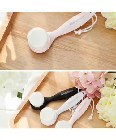 Soft Bristle Face Cleaning Brush - Pore Cleaner & Makeup Remover Tool | Pink Facial Care Beauty Accessory - International Shipping Available - Buy Online on GoSupps.com