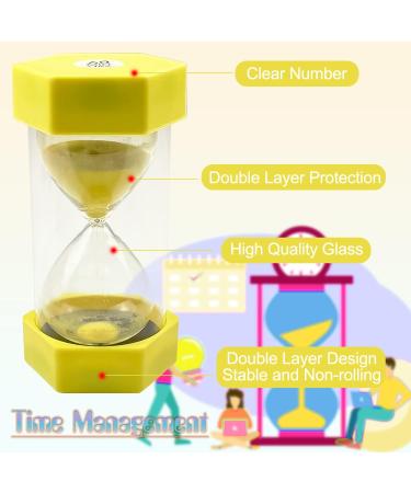Colorful Hourglass Sets for Kids - 60-Minute Sand Timers for Time Management & Fun Activities - Buy Online on GoSupps.com