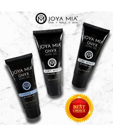 Joya Mia ONYX Acryl Gel System Hard Gel Builder Gel Poly Gel (BLACK) - Buy Online on GoSupps.com