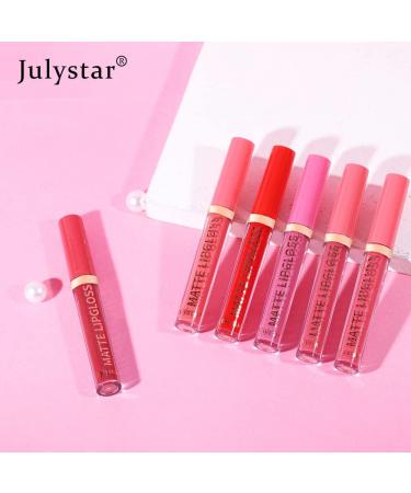 INTEROOKIE Matte lip gloss matte lipstick nonstick cup nonfading lip gloss real makeup 06 - Buy Online on GoSupps.com