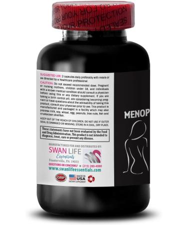MENOPAUSE SUPPLEMENTS FOR WOMEN - black cohosh Soy Isoflavones red clover night sweats wild yam root sage leaf menopause support complex licorice root hot flashes menopause raspberry 2Bot - Buy Online on GoSupps.com