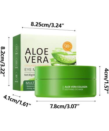  Generisch Aloe Vera Eye Mask 2/4 Boxes Aloe Vera Eye Pads Collagen Eye Pads Eye Pads Eye Pads Dark Circles Puffiness Wrinkles Eye Pads - Buy Online on GoSupps.com