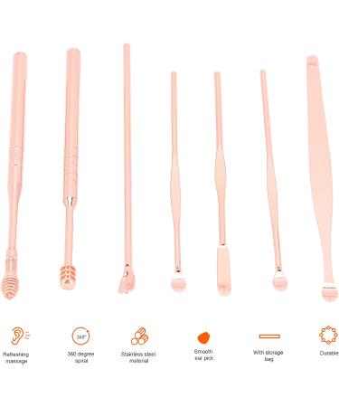 Portable Spiral Ear Wax Remover Set - Stainless Steel Ear Pick Tool for Effective Ear Cleaning - Buy Online on GoSupps.com