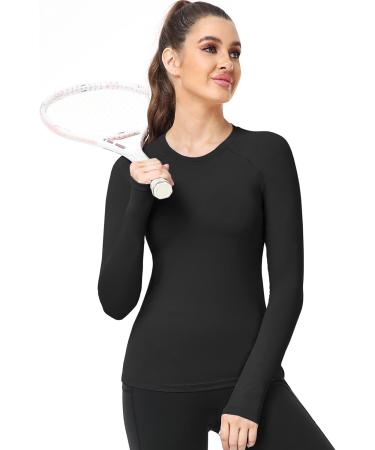 CADMUS Quick-Drying Running Long Sleeve Shirt for Women - Black/Pink/White (Pack of 3) - Medium | Workout Shirts - Buy Online on GoSupps.com