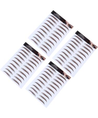 FOMIYES 12 Pcs Eyebrow Stickers Decal Stickers False Eyebrows Cosmetics 6d Hair-like Eyebrows Stickers Tool - Buy Online on GoSupps.com
