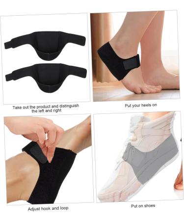 NOLITOY 6 Pairs Heel Protector Molds - Silicone Replacement Heels & Plantar Cushion Pads for Boots - Comfort & Support for Heel Pain Relief - Buy Online on GoSupps.com