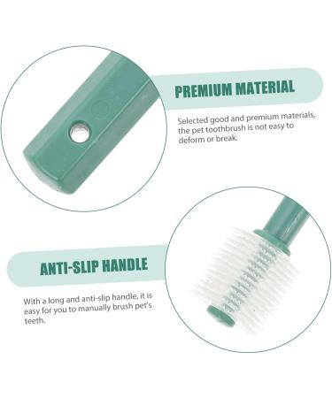 Beavorty 4 pcs for Teeth Cat Small Handheld Brush -degree Tooth Pet Puppy Cleaning Pets Clean Portable Dog 1 count (Pack of 1) Assorted Colorx2pcs - Buy Online on GoSupps.com