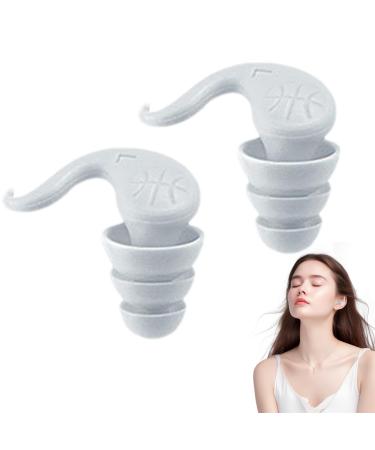 Sleeping Ear Plugs | Horn-Shaped Waterproof Ear Plugs for Noise Reduction | Ergonomic Multifunctional Ear Plugs Portable Ear Plugs for Men & Women Green