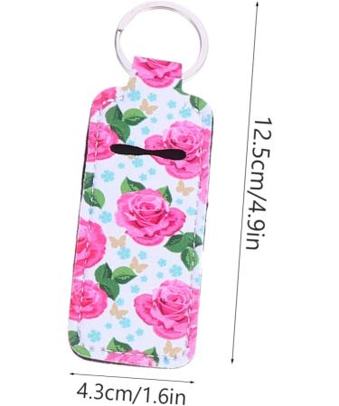 FRCOLOR Shampoo Lipstick Set Lip Balm Set Mini containers Shampoo Container Mini Keychain Neoprene Key Chain Lip Balm Holder Lip Balm Sleeves Keychain Lipstick Bag Holder Lipstick - Buy Online on GoSupps.com