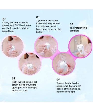 Buy Electric Thread Epilator - Painless Hair Remover for Women | USB Charged Gold Face & Body Hair Removal - Buy Online on GoSupps.com