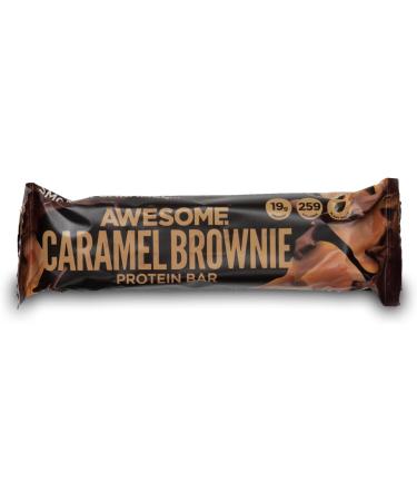 Awesome Supplements Protein Bars by Ben Coomber 17-20g of Protein 100% Plant Based Triple Layered 4 Texture Bar Gluten Free & Diary Free Caramel Brownie - Buy Online on GoSupps.com