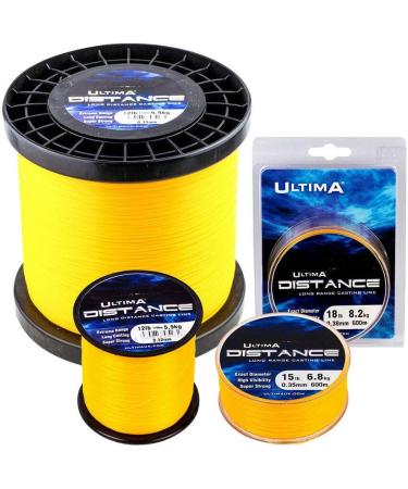 Ultima Distance Specialist Long Casting Line 115gr - Fire Orange 0.38mm 18.0lb - International Shipping Available - Buy Online on GoSupps.com