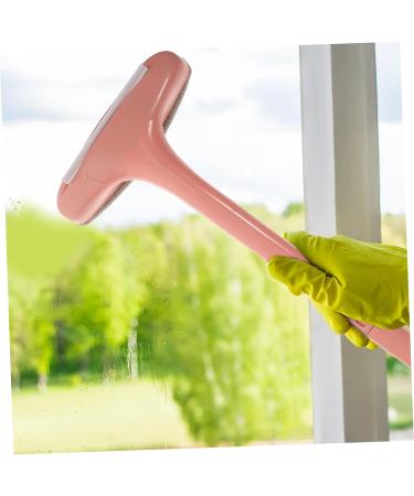 Solust Pink Household Window Cleaning Brush with Handle - 54x21cm | Effective & Durable Window Cleaner for International Shipping - Buy Online on GoSupps.com