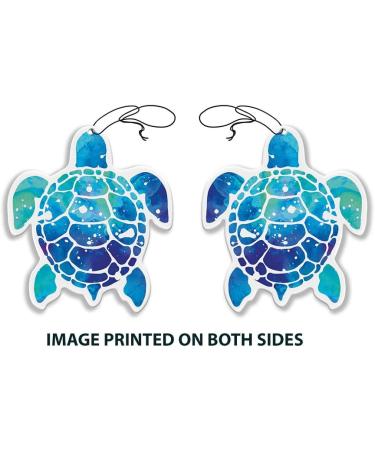 WIRESTER Hanging Air Freshener 3-Pack - Blue Sea Turtle Charm Ornaments for Cars, Home, Bathroom, Office - Decorative Scented Accessories - Buy Online on GoSupps.com