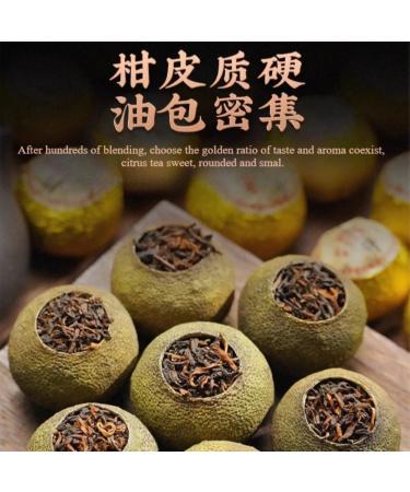 HQZM Xinhui Small Green Mandarin Aged Peel Puerh Ripe Tea Imperial Orange Pu Tea 250g 882oz - Buy Online on GoSupps.com