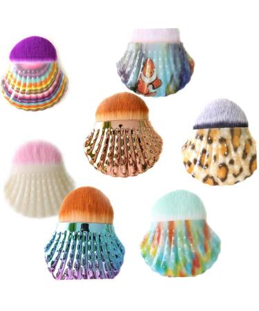 Buy Shell Shape Makeup Brush - Portable Foundation & Blush Brush for Women | International Shipping - Buy Online on GoSupps.com