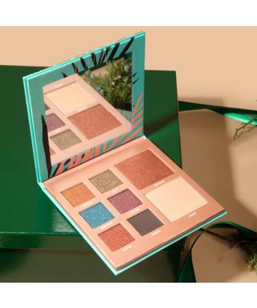 Beauty Meets Drive: Vegan Blush Highlighter & Eyeshadow Palette - Highly Pigmented Makeup Gift Set for Women Cruelty-Free & Travel-Friendly - Buy Online on GoSupps.com