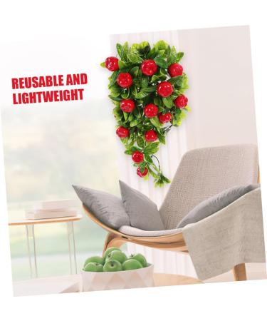 ABOOFAN 2pcs String Simulated Fruit Hanging Ornaments Garland Home Decor Hanging Teardrop Wreath Artificial Fruit Swag Artificial Hanging Fruit Simulation Fruit Fake Fruit Vine Rattan - Buy Online on GoSupps.com
