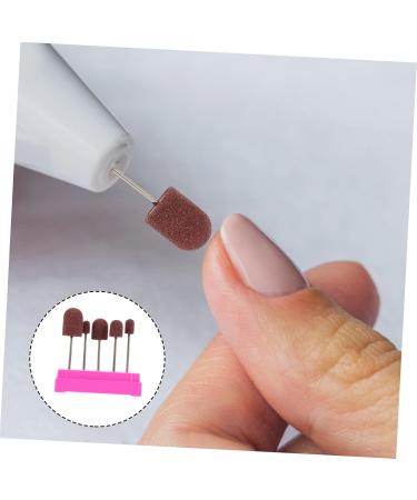 Toddmomy Manicure Drill Bit 1 Set Nail Sand Ring Cap Clean Drill Rig To Rotate Felt Wool Nail Drill Bit 8x6cm Rosy - Buy Online on GoSupps.com
