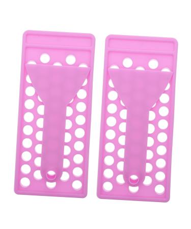 Angoily 2ensembles Tray De Remplissage Et Spatule Kit Diy Pour Et Gloss Avec Cavit s