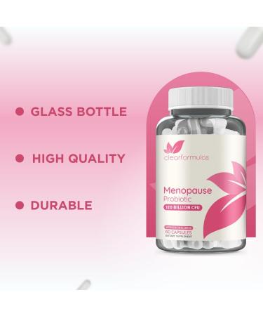 120 Billion CFU Menopause Probiotics for Women - Complete Menopause Relief Formula with Prebiotics and Probiotics for Women with 20 Beneficial Shelf Stable Strains & Cranberry Extract (30 Servings) - Buy Online on GoSupps.com