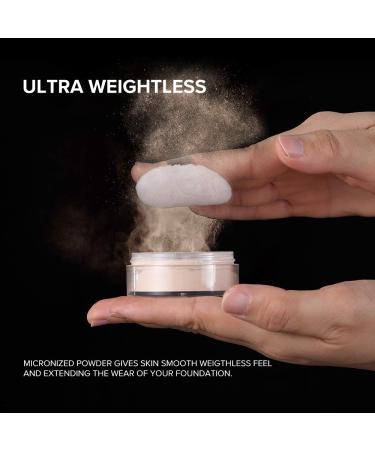 Poreless Long Lasting Oil Control Loose Powder - Waterproof Soft-Matte Face Makeup (01) - Buy Online on GoSupps.com
