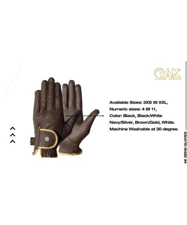 AK Riding Gloves - All Season Unisex Black/White with Synthetic Grips - Ideal for Comfort & Performance - Buy Online on GoSupps.com