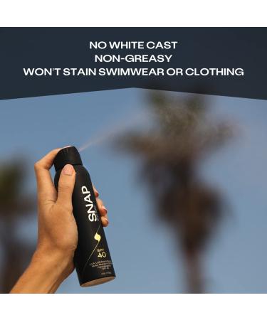 Buy SNAP Wellness Everyday Sunscreen SPF 40 - UVA/UVB Protection Alcohol-Free Vitamin E Water-Resistant Body & Face Sunscreen for Daily Use - International Shipping Available - Buy Online on GoSupps.com