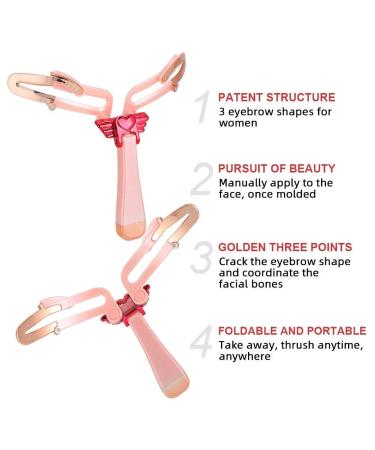 Shop Sonew Adjustable Eyebrow Ruler Template - Foldable Eyebrow Care Tool for Precision Makeup | Ideal for Men & Women - Buy Online on GoSupps.com