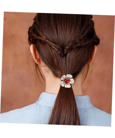 HONMEET Hair Accessories Hair Rope Tocados Para El Curly Hair Ties Petal Hair Scrunchies Creative Hair Accessories Pearl Hair Accessories Scarves for Women Dressy Multi- - Buy Online on GoSupps.com