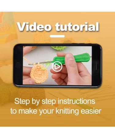 Yizzvb Crochet Kit for Beginners - 6 Pcs Flowers Knitting Kit for Adults & Kids | Easy Crochet Starter Set with Instructions - Buy Online on GoSupps.com