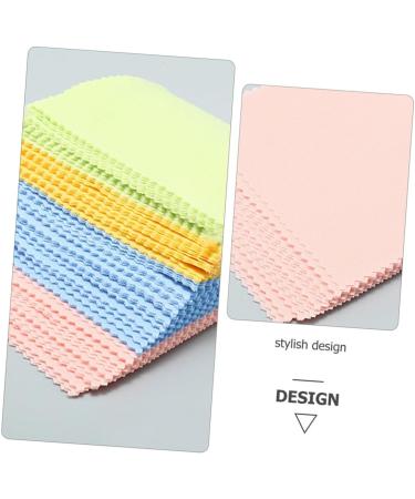 FRCOLOR 100pcs Colored Glasses Cleaning Wipes - Soft Lens Cleaner for Eyeglasses Mobile Phones & Camera Lenses - Assorted Colors 10x10cm - Buy Online on GoSupps.com