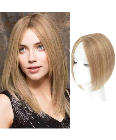 Hair Toppers for Women Real Human Hair Toppers for Women with Thinning Hair Remy Toppers Hair Pieces for Women Human Hair clip on 100% Human Hair Toppers (10inch HL-10P16) 10inch HL-10P16