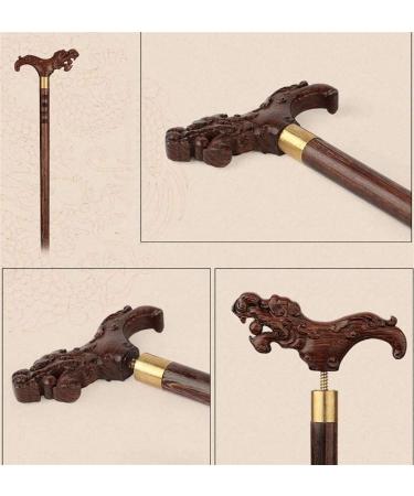 Walking Stick Wooden Leading The Elderly Cane Redwood Crutches Non-Slip Solid Wood Handle (C) powerfully - Buy Online on GoSupps.com