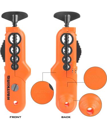 KastKing Radius Line Spooler - Compact Tool for Spinning and Casting Reels | Spool Fishing Reels Without Line Twist - Orange - Buy Online on GoSupps.com