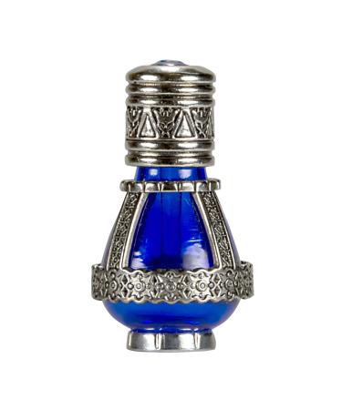 Pomegranate Anointing Prayer Oil for Prayer in Cobalt Glass Vial-Natural Joyfulness Oil 0.24oz