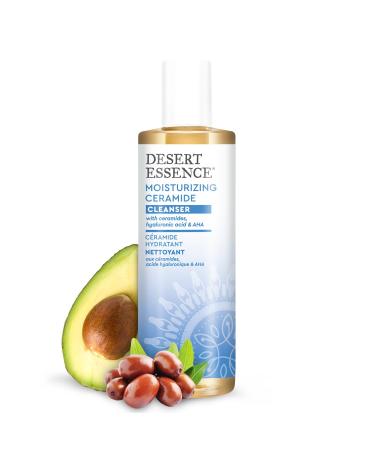 Desert Essence Moisturizing Ceramide Facial Cleanser 7.1 fl oz - Vegan Gluten-Free. Cruelty-Free - Supports Skin's Natural Moisture Barrier - Moisturize and Nourish
