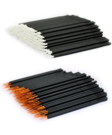 Housoutil 50pcs Cosmetics Liquid Disposable Makeup Eyeliner Eye Tips White Applicator Wand Tools 10*0.5cm White - Buy Online on GoSupps.com