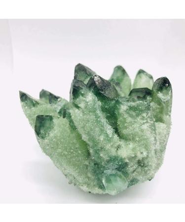 Natural Crystal Rough 1pc 400g-500g Magic Green Phantom Quartz Cluster Natural Crystal Cluster geode Specimen for Sale - Buy Online on GoSupps.com
