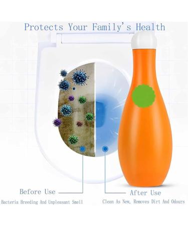 Blue Bubble Toilet Bowl Cleaner Automatic Long-Lasting Toilet Bowl Cleaner in Bottle Toilet Cleaner for Cistern Prevents Limescale - Buy Online on GoSupps.com