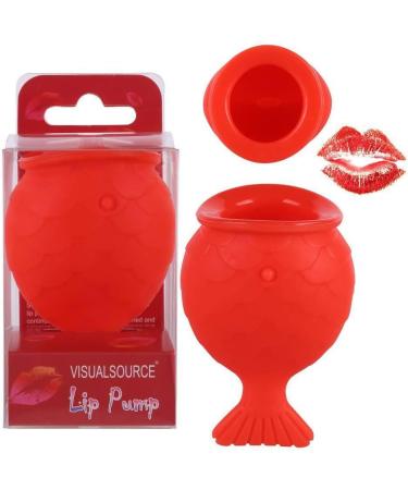 GEKUPEM Silicone Fish-Shaped Lip Plumper Device - Red - Buy Online on GoSupps.com