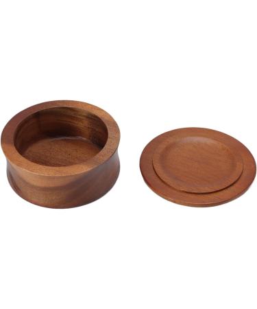 Saffront Men's Wooden Shaving Brush & Bowl | Eco-Friendly Maple Razor Brush for Salons | Portable Shaving Soap Cup - Buy Online on GoSupps.com