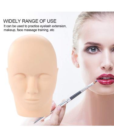Eyelash Extension Training Head - Realistic Rubber Doll for Cosmetology & Makeup Shops | Perfect for Eyelash Extensions Practice - Buy Online on GoSupps.com