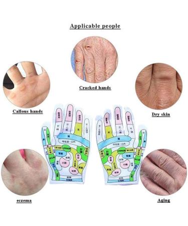 Hand Reflexology Acupoint Acupressure Tools Glove Reusable Point Household Textured Exfoliator Gloves Mittens Y6C5 Colorful One Size - Buy Online on GoSupps.com