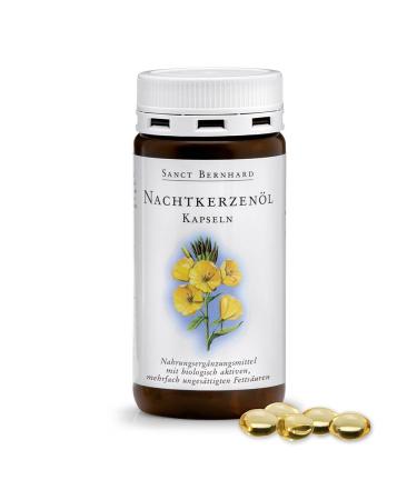 Sanct Bernhard evening primrose oil capsules with gamma-linolenic acid | 200 capsules 133 g (1 pack)