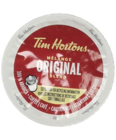 Tim Hortons Original Blend Light Medium Roast Coffee - 72 Count