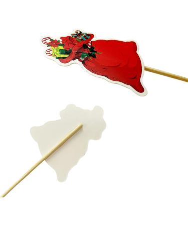 TSJ 24PCS Christmas Cupcake Toppers Picks Cake Dessert Decorations Stick Toothpicks Xmas Party Supplies Christmas a - Buy Online on GoSupps.com