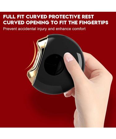 Electric Nail Clippers Automatic Nail Polisher Electric Nail Trimmer Manicure Tool Cordless Curved Design One-Key Operation Portable Nail File Trimmer for Toes and Fingers Prevent Splatter File(Black) - Buy Online on GoSupps.com