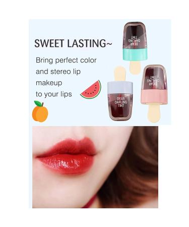 Ofanyia Ice Cream Lip Gloss Set - 5 Colors, Long Lasting, Waterproof & Non-Stick Cup - Liquid Lipstick Kit - Buy Online on GoSupps.com
