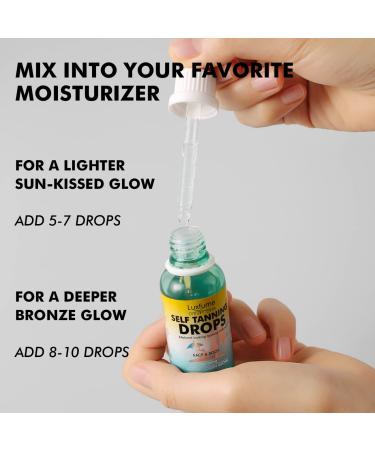 Luxfume Tanning Drops | Vegan Self Tanning Oil for Even Streak-Free Tan - Buy Online on GoSupps.com